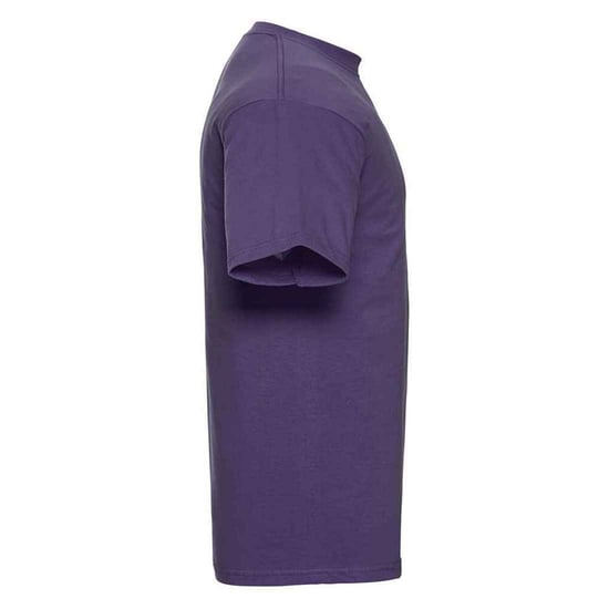 Russell Mens Classic Ringspun Cotton T-Shirt (Purple) - Image 3
