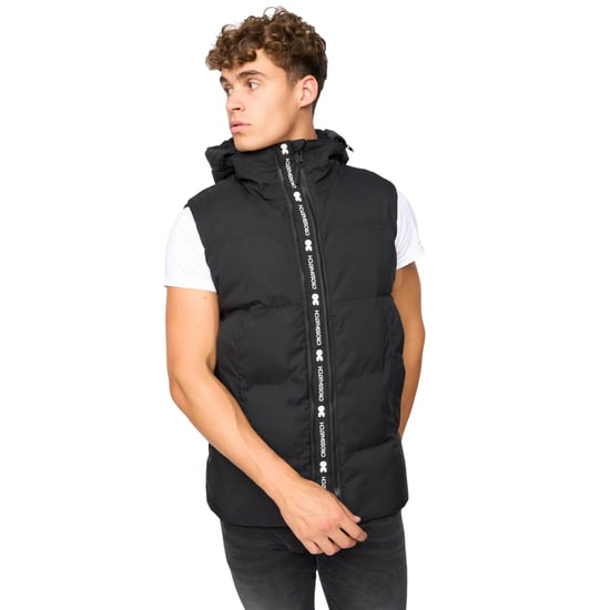 Crosshatch Mens Hanjo Gilet (Black) - Image 3