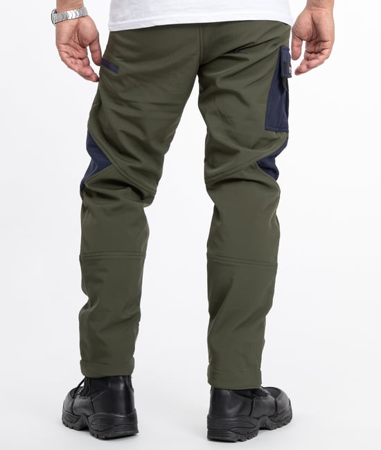 Rock Creek Softshellhose Dunkelgrün