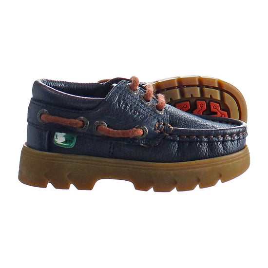 Kickers Lennon Niños Zapatos Azul Marino - Image 4