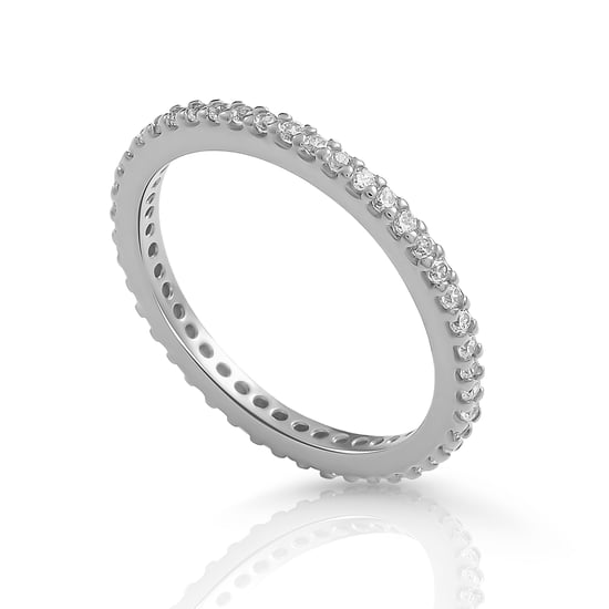 Orphelia 'Lily' Women's 925 Sterling Silver Ring - Silver ZR-7538 - Image 1