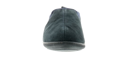 Hush Puppies arnold leather mens full slippers navy - Image 3