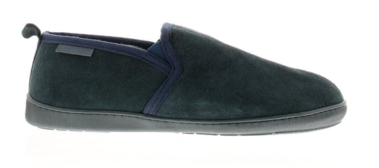 Hush Puppies arnold leather mens full slippers navy - Image 2