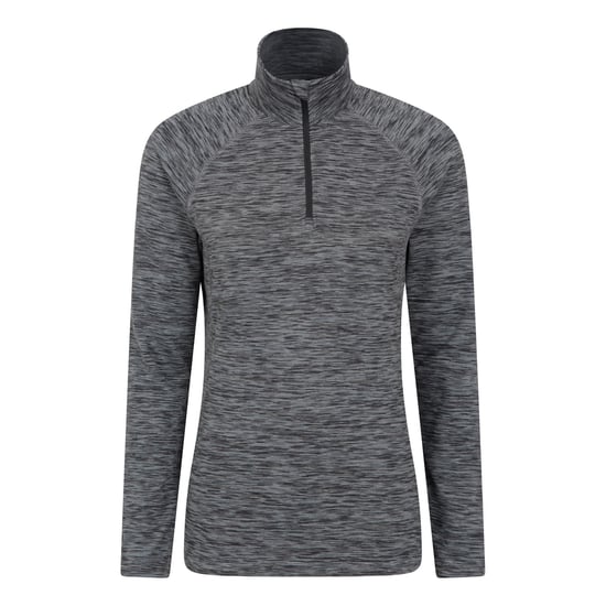 Mountain Warehouse Womens/Ladies Bend & Stretch Half Zip Midlayer (Black) - Image 1