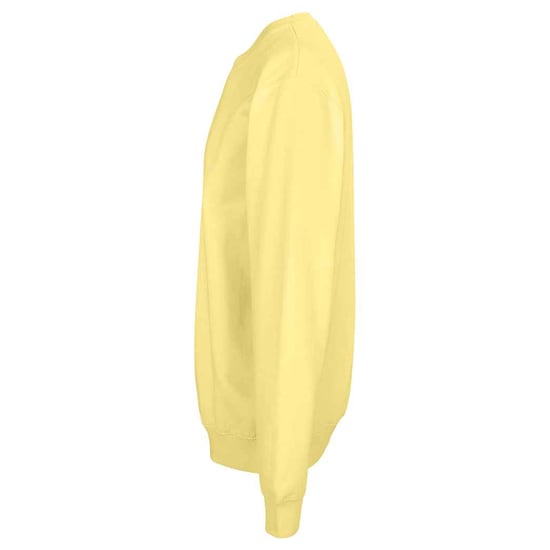 SOLS Unisex Adult Columbia Crew Neck Sweatshirt (Light Yellow) - Image 3