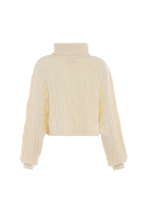 Mymo Turtleneck pullover women off-white - Image 2