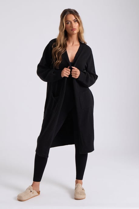 Urban Bliss Black Longline Cardigan
