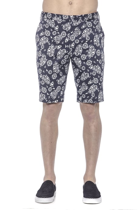 PT Torino Pantalón Corto de Algodón Azul para Hombre - Image 1