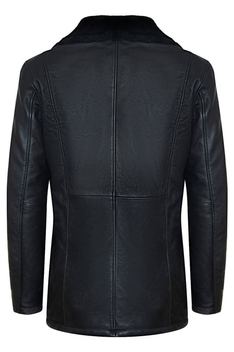 Men's Reefer Leather Blazer Jacket -Pablo