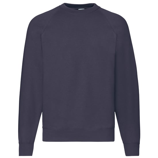 Fruit Of The Loom Mens Classic 80/20 Raglan Sweatshirt (Deep Navy) - Image 1