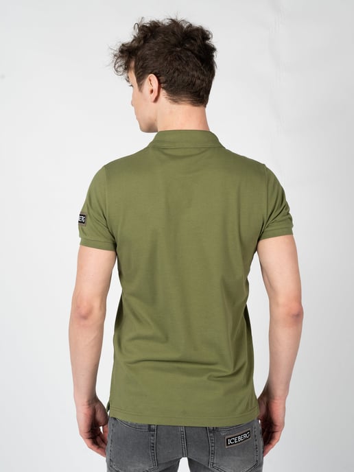 Iceberg camisa polo del hombre verde - Image 4