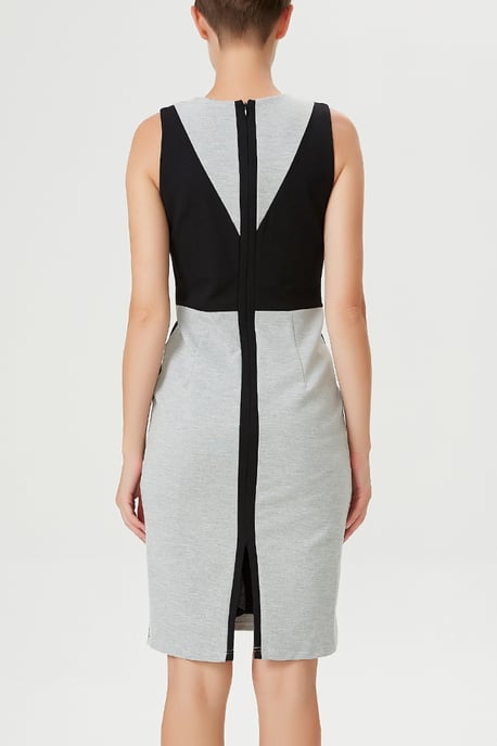 Color block bodycon short dress - Image 4