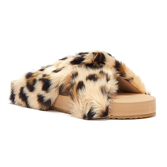 TOMS Susie EVA Cheetah Womens Brown Slippers - Image 2
