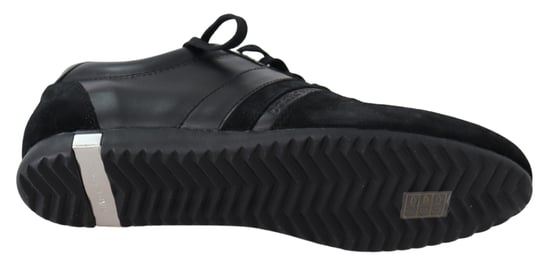 Zapatillas Casual de Cuero Negro con Logo para Hombre de Dolce & Gabbana - Image 3