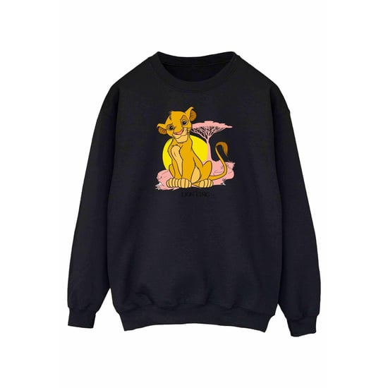 Disney Womens/Ladies The Lion King Simba Pastel Sweatshirt (Black) - Image 1