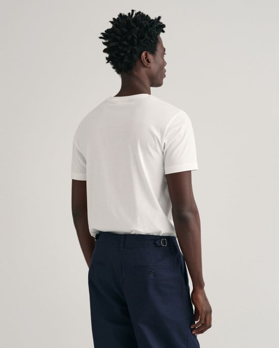 GANT Mens Regular Fit Short Sleeve Archive Shield T-Shirt - Image 2