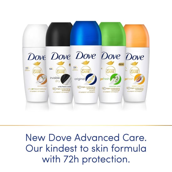 Dove Roll On Deo Go Fresh Original 72H Lasting Women's Anti-Perspirant 50ml, 6pk