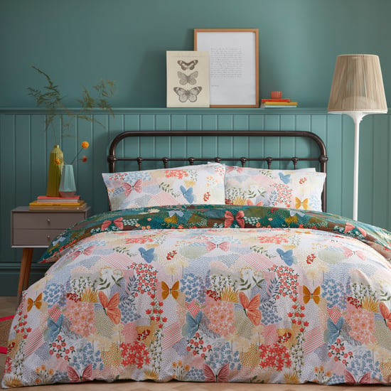 Juego de Fundas de Edredón Reversibles Forage Floral - Image 3