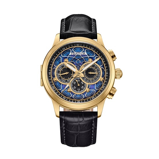 Reloj automático Heritor Apostle con esfera de esmalte vítreo - Image 1