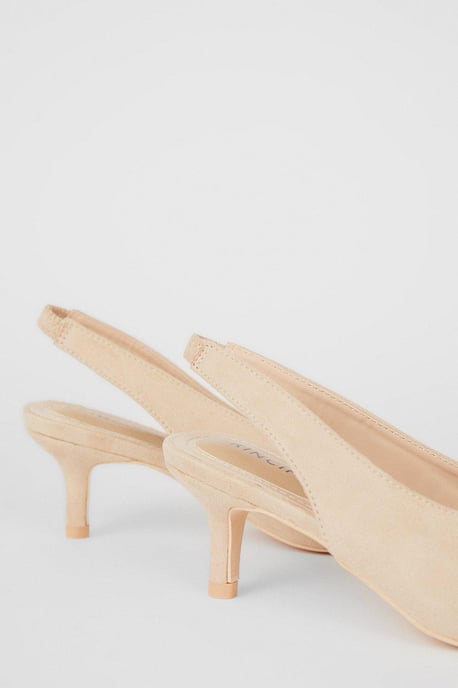 Principles: Daisy Kitten Heel Sling Back Courts