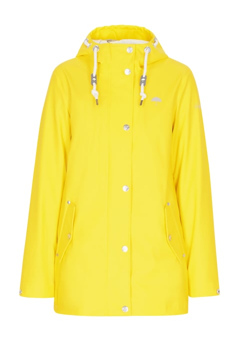 Schmuddelwedda rain jacket women yellow - Image 1