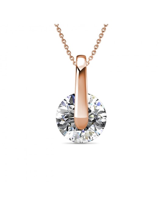 Colgantes con clase - Oro rosa y cristal - Image 1
