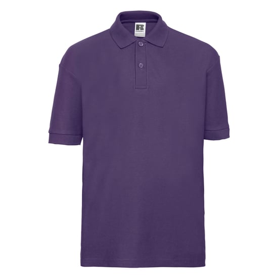 Russell Childrens/Kids Classic Polycotton Polo Shirt (Purple) - Image 1
