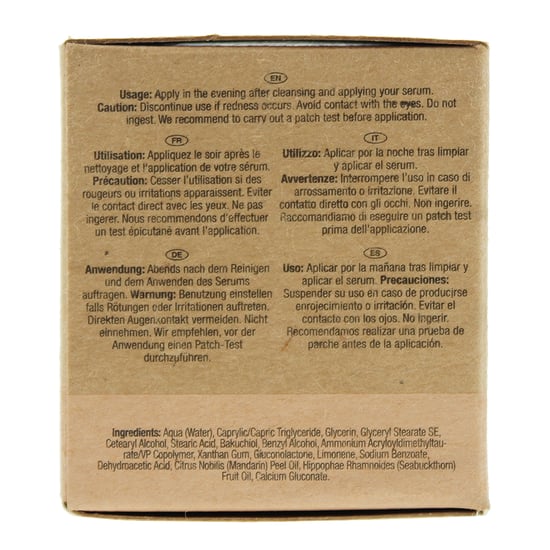 Organic & Botanic Crema hidratante nocturna de naranja mandarina 60ml - Image 3