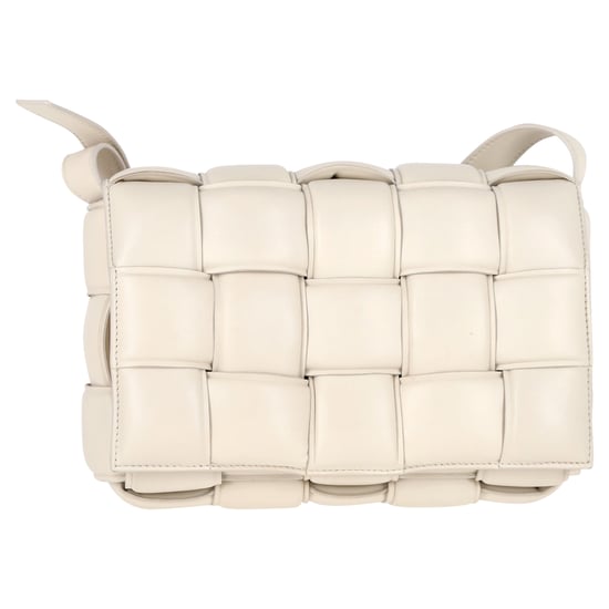 Bottega Veneta Padded Cassette Bag in White Lambskin Leather - Image 1