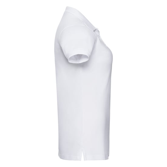 Russell Womens/Ladies Stretch Slim Polo Shirt (White) - Image 3