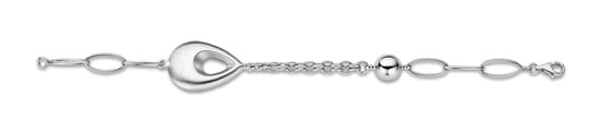 Orphelia Women's 925 Sterling Silver Set: Chain + Bracelet - Silver SET-028