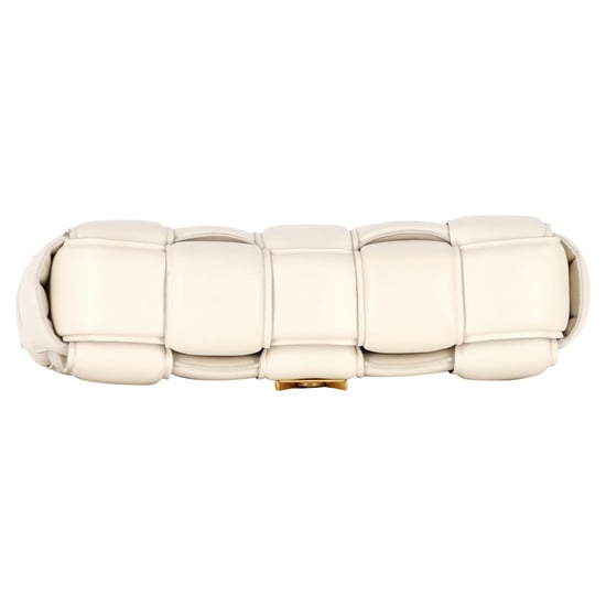 Bottega Veneta Padded Cassette Bag in White Lambskin Leather - Image 4