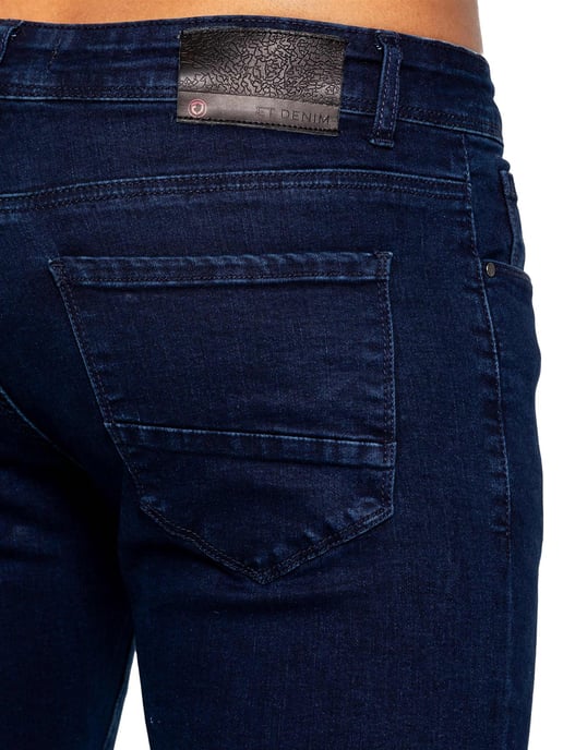 ETO | Vaqueros rectos para hombre - Azul marino - Image 5