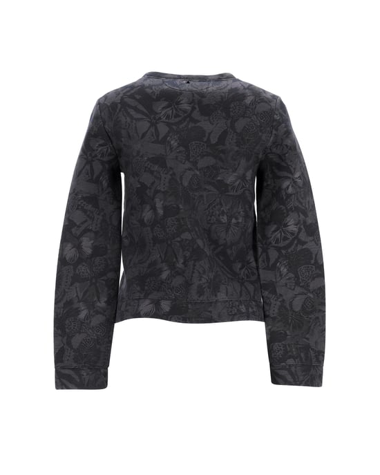 Valentino Butterfly Print Sweatshirt in Grey Cotton - Image 3