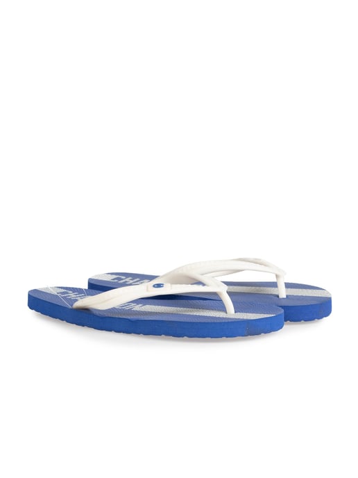 Champion Chancletas Big Classic Evo del hombre Blanco, azul - Image 2