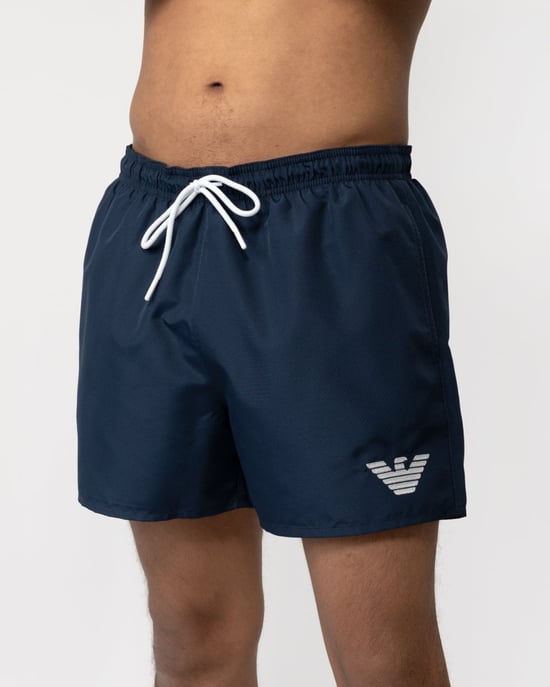 Emporio Armani Mens Eagle Logo Woven Swim Shorts - Image 3