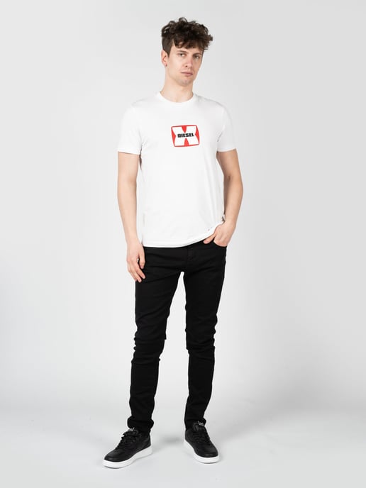 Camiseta manga corta estampada A03848-80GRAI hombre - Image 2