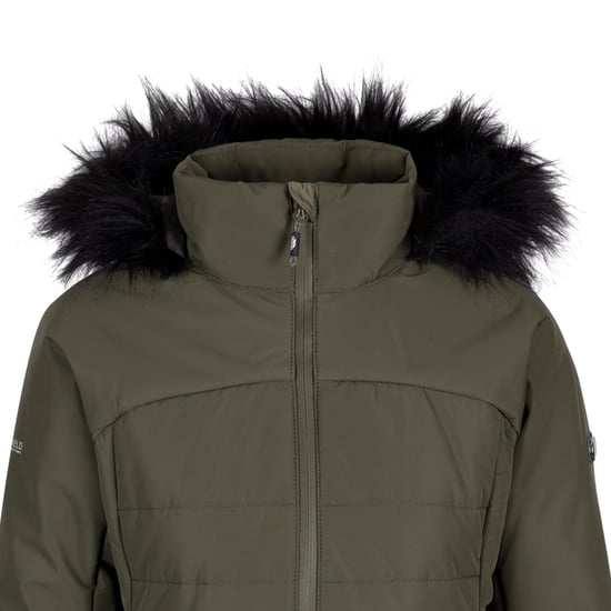 Trespass Womens/Ladies Translate Padded Jacket (Dark Vine) - Image 3