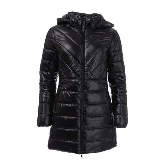 Women's Calvin Klein Long Padded Jacket in Black