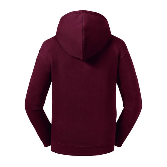 Russell Kids/Childrens Authentic Zip Hooded Sweatshirt (Burgundy) - Image 2