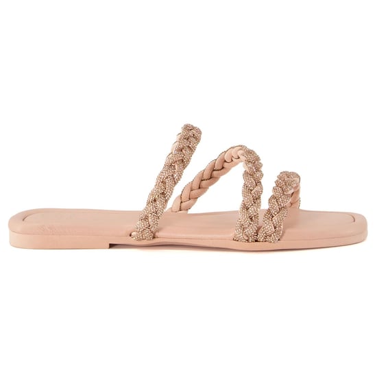 Dune Lassa Synthetic Women's Nude Sandals - Image 5