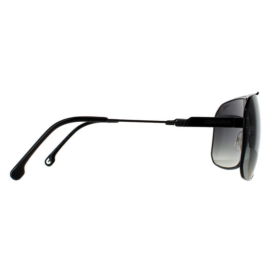 Gafas de sol polarizadas Carrera Rectangle para hombre en negro y gris degradado - Image 4