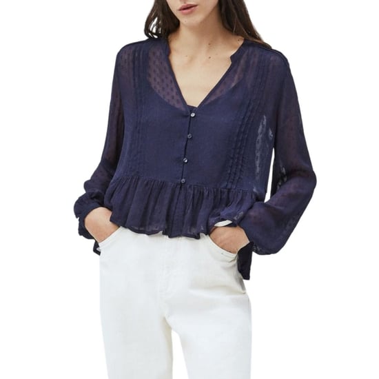 Camisa ARVANA para mujer Pepe Jeans Azul 351556 - Image 5