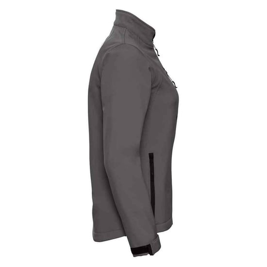 Russell Womens/Ladies 3 Layer Soft Shell Jacket (Titanium) - Image 3