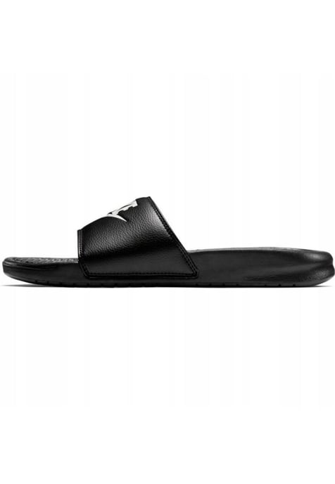 Chanclas Nike Benassi Slip On en Negro/Blanco - Image 4