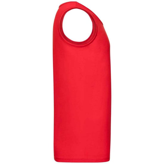 Fruit of the Loom Mens Athletic Vest Top (Red) - Image 3