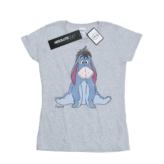 Disney Womens/Ladies Winnie The Pooh Classic Eeyore Cotton T-Shirt (Heather Grey)