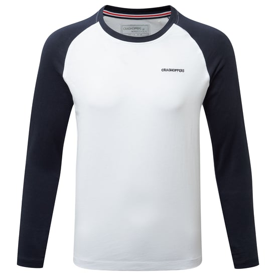 Craghoppers Childrens/Kids Abbott NosiBotanical T-Shirt (Dark Navy/Optic White) - Image 1