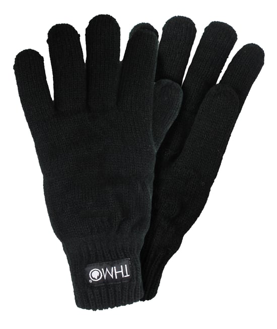 Guantes de señora de dedos enteros con forro Thinsulate - Negro - Image 1
