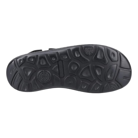 Hush Puppies Mens Alistair Leather Sandals (Black) - Image 5